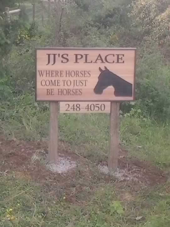 JJ's Place Sign